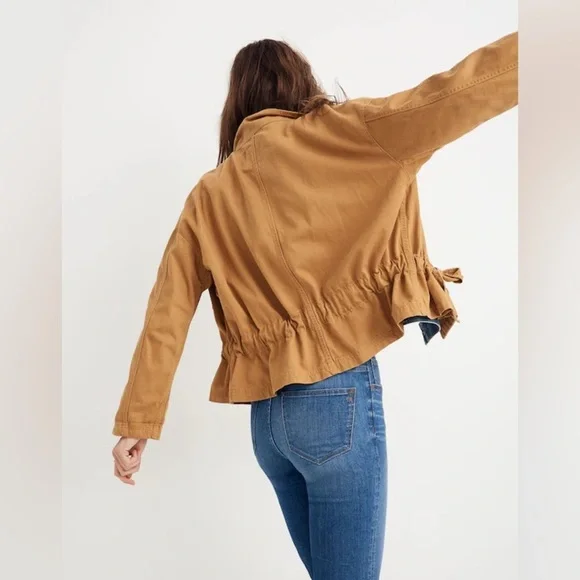 Madewell Southlake Military Jacket Dark Sahara Size 2X - Picture 2 of 10